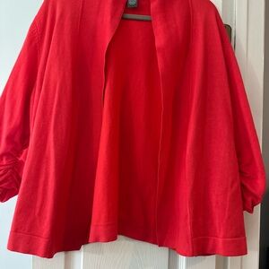Pretty coral lightweight sweater